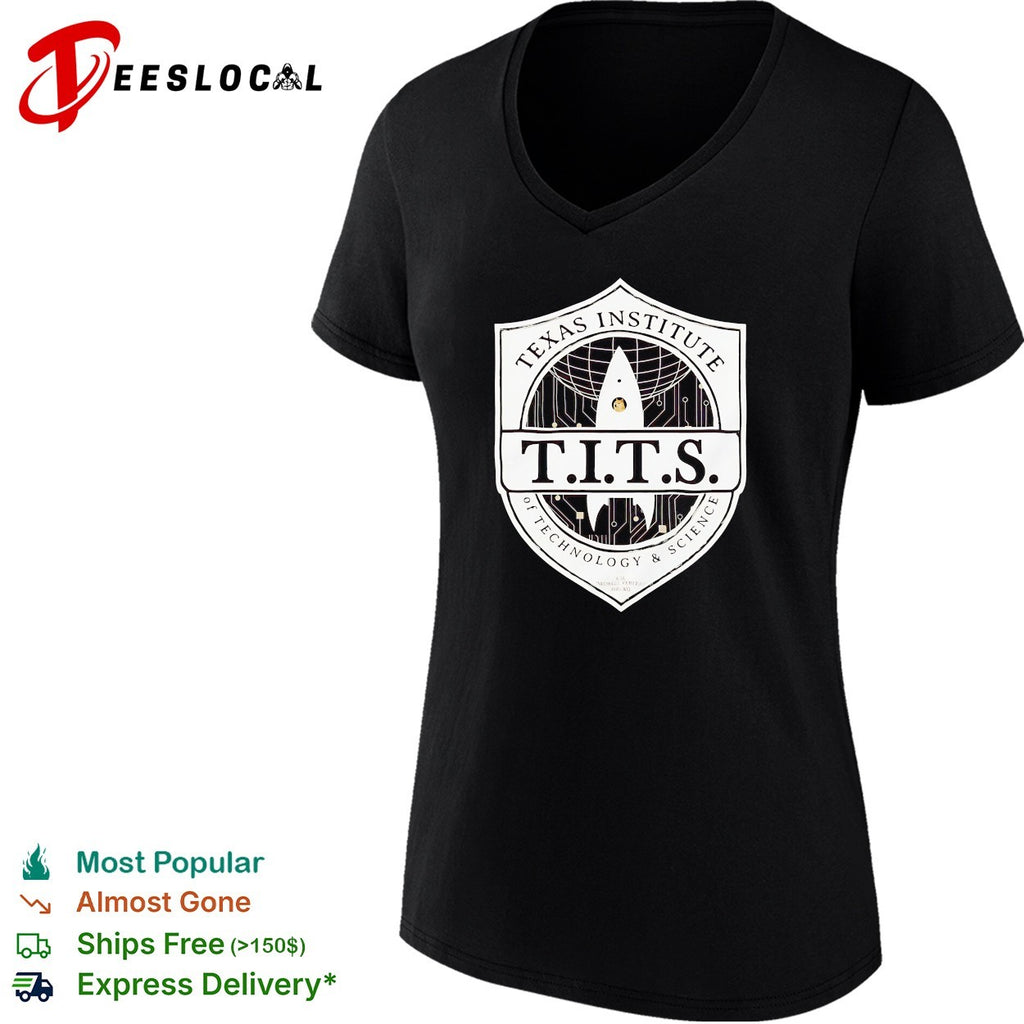 Texas Institute of Technology and Science TITS Rocket Doge Meme Space Parody shirt