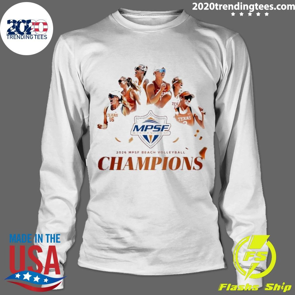 Texas Longhorn 2026 Mpsf Beach Volleyball Champions Shirt