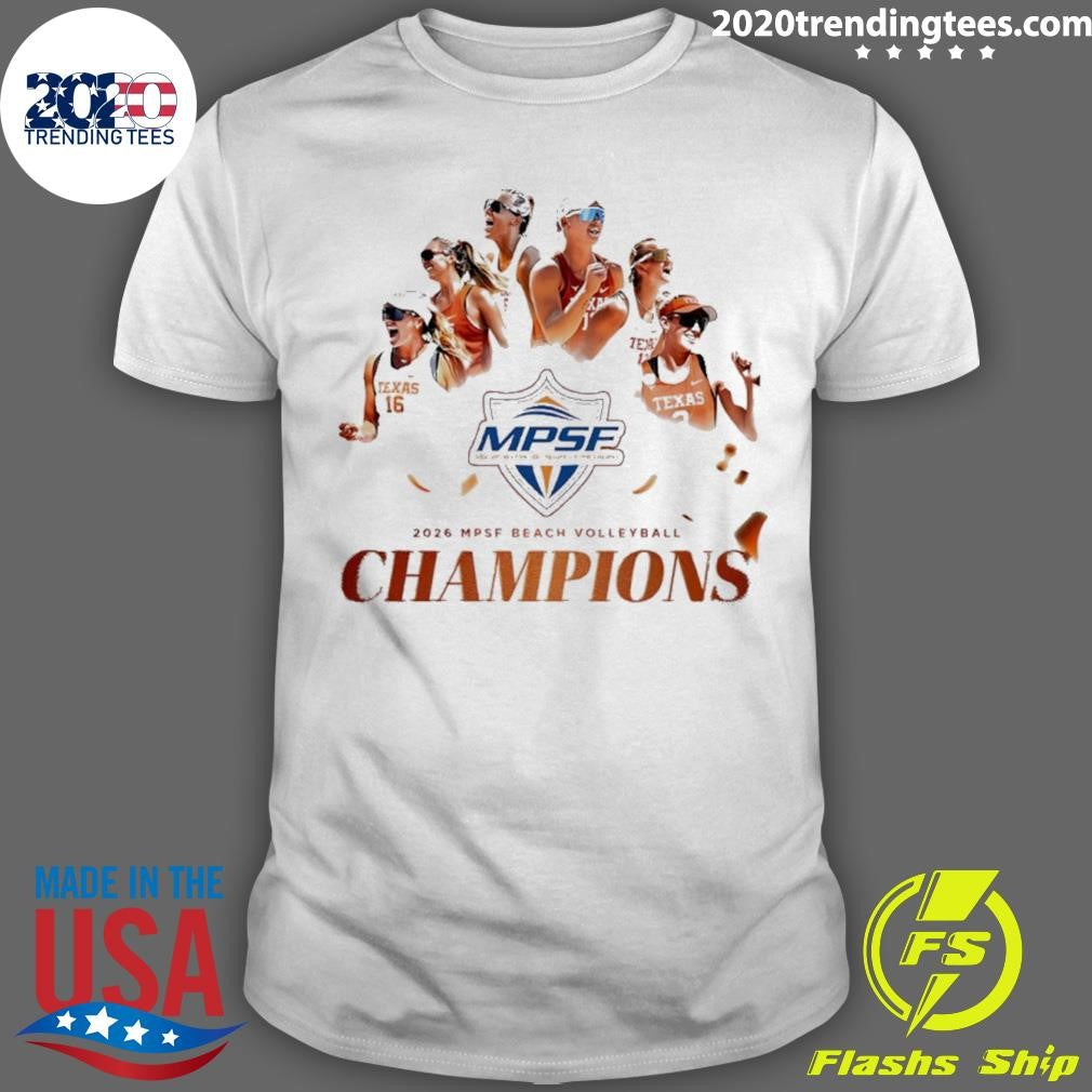 Texas Longhorn 2026 Mpsf Beach Volleyball Champions Shirt
