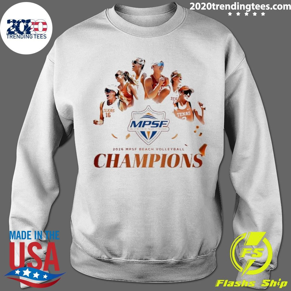Texas Longhorn 2026 Mpsf Beach Volleyball Champions Shirt