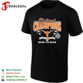 Texas Longhorns 2025 2026 National Champions Division I Softball Back to Back shirt