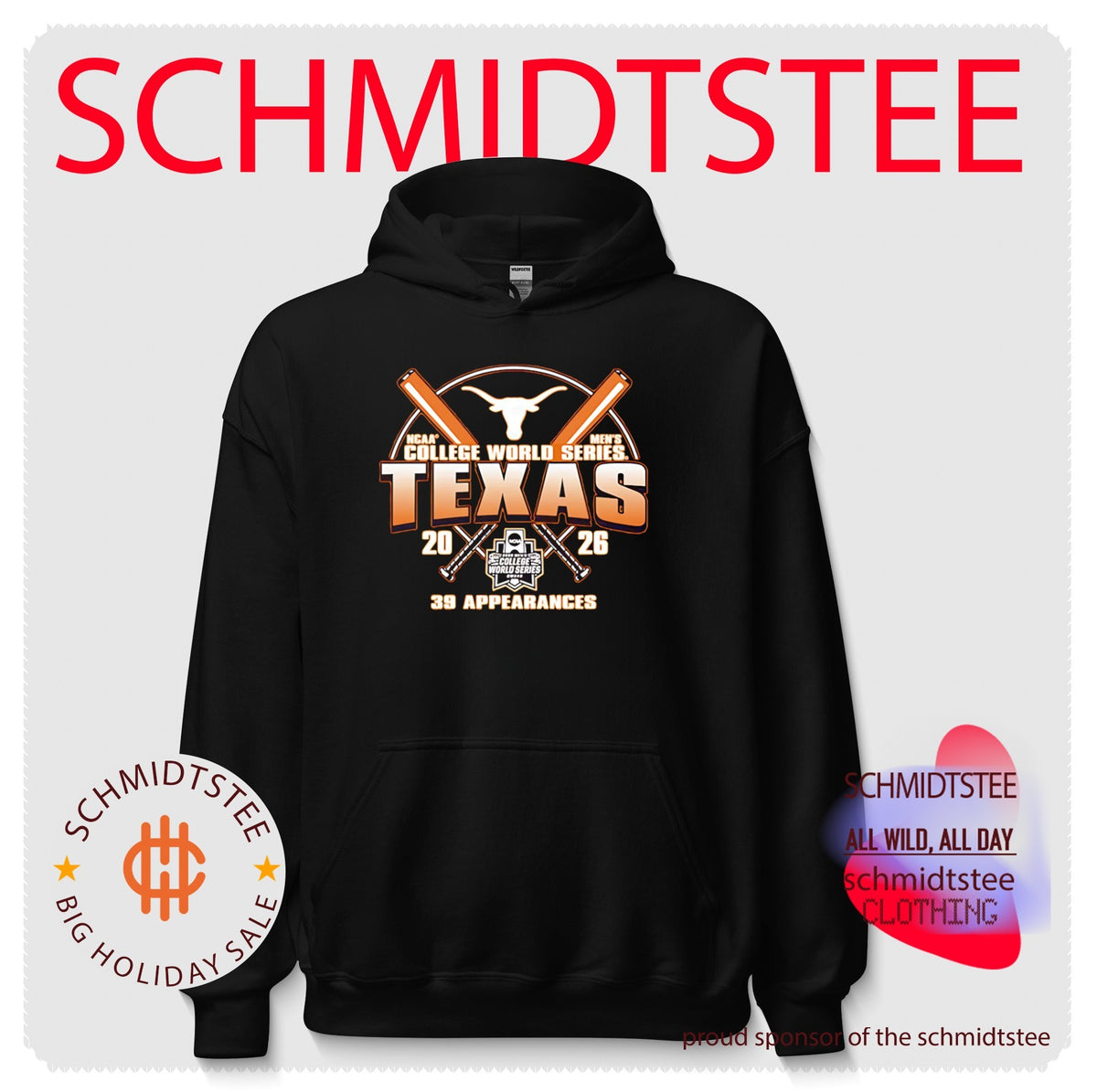 Texas Longhorns 2026 College World Series Bound 39 Appearances shirt
