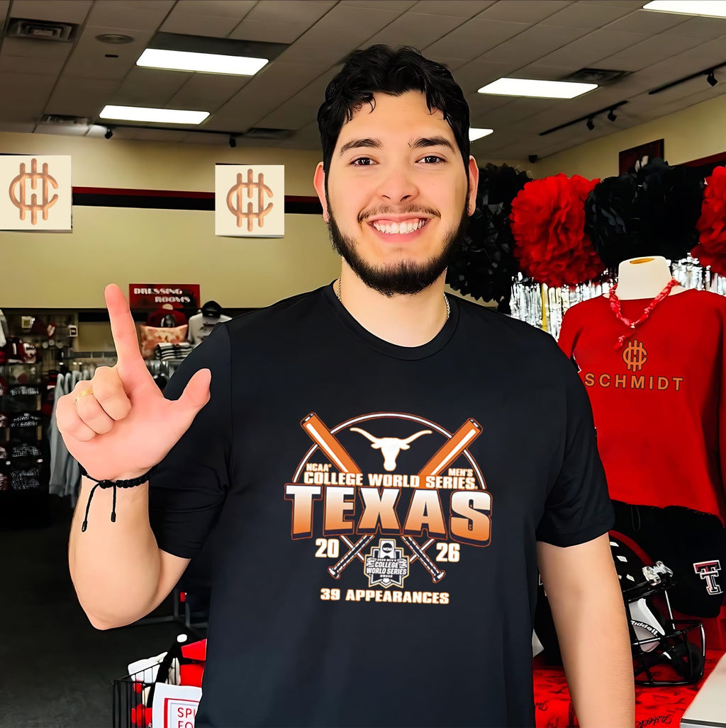 Texas Longhorns 2026 College World Series Bound 39 Appearances shirt