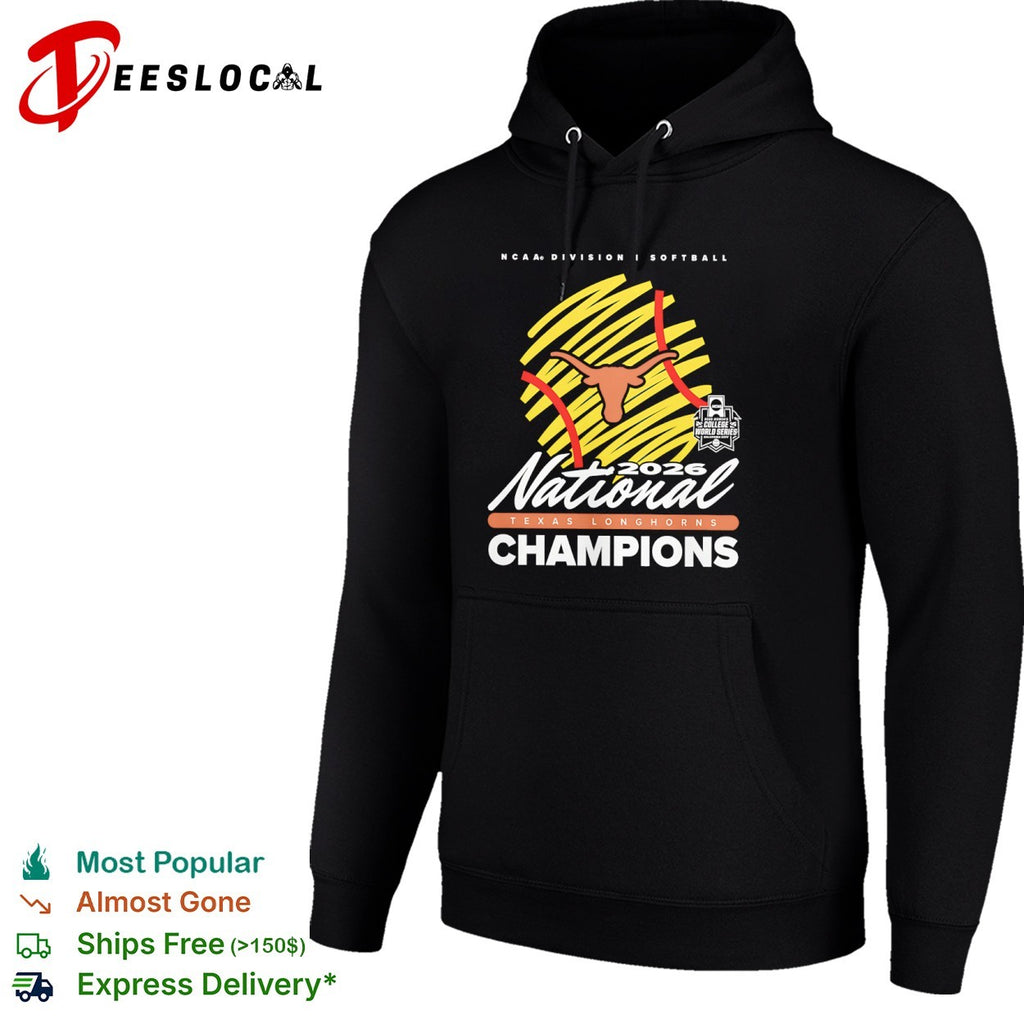Texas Longhorns 2026 NCAA Division I Softball National Champions tournament shirt