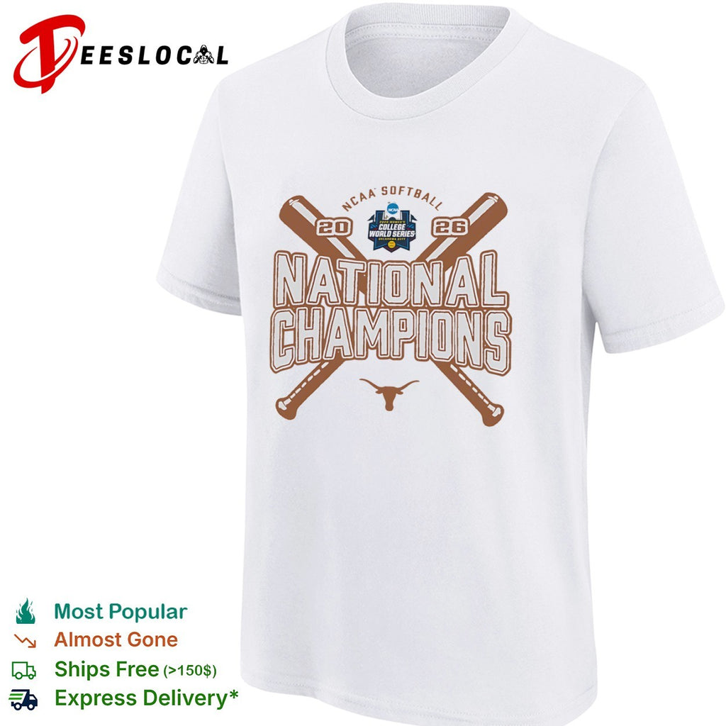 Texas Longhorns 2026 NCAA Softball National Champions 2026 shirt