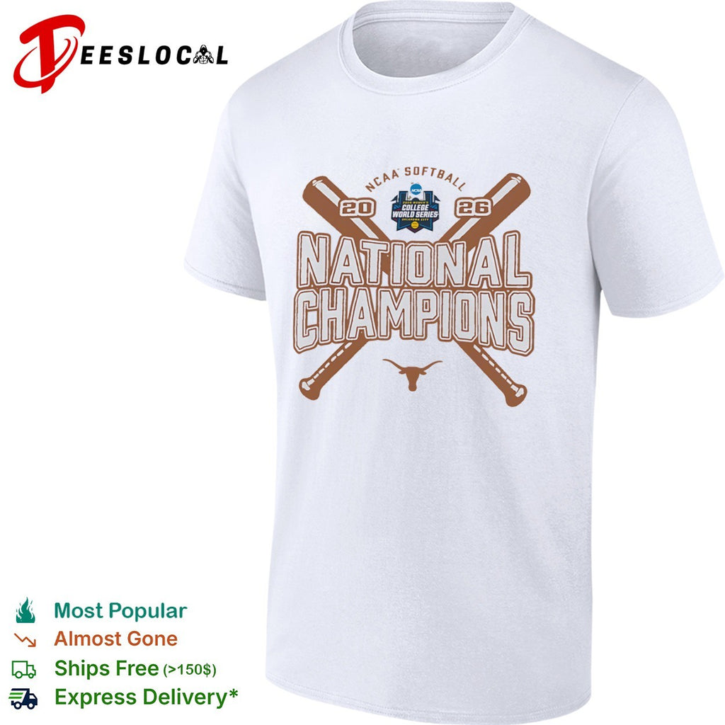 Texas Longhorns 2026 NCAA Softball National Champions 2026 shirt