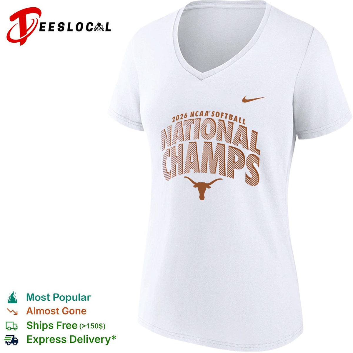Texas Longhorns 2026 NCAA Softball National Champs shirt
