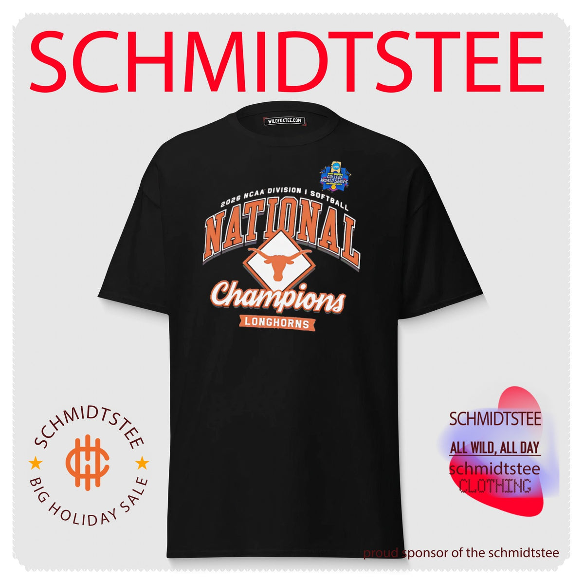 Texas Longhorns 2026 NCAA Softball Women’s College World Series Champions classic shirt