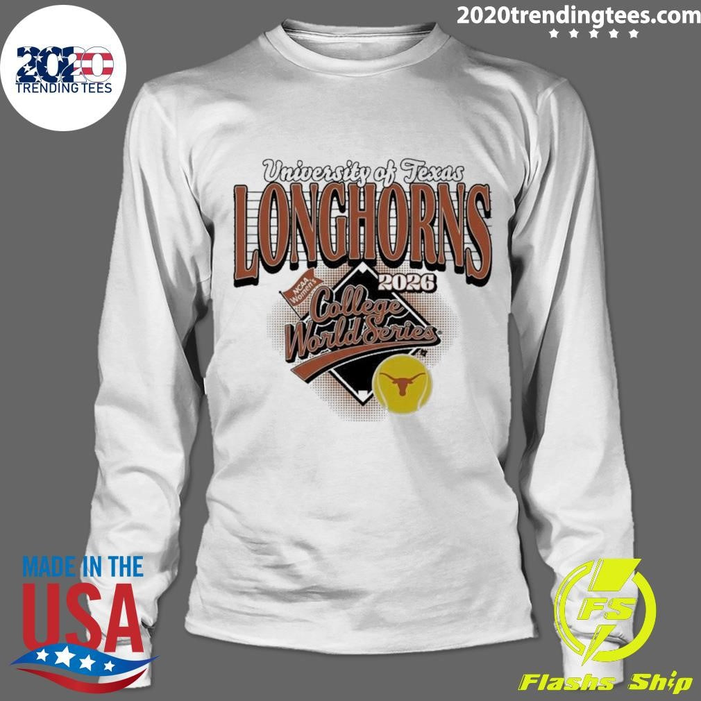 Texas Longhorns 2026 NCAA Softball Women’s College World Series Shirt