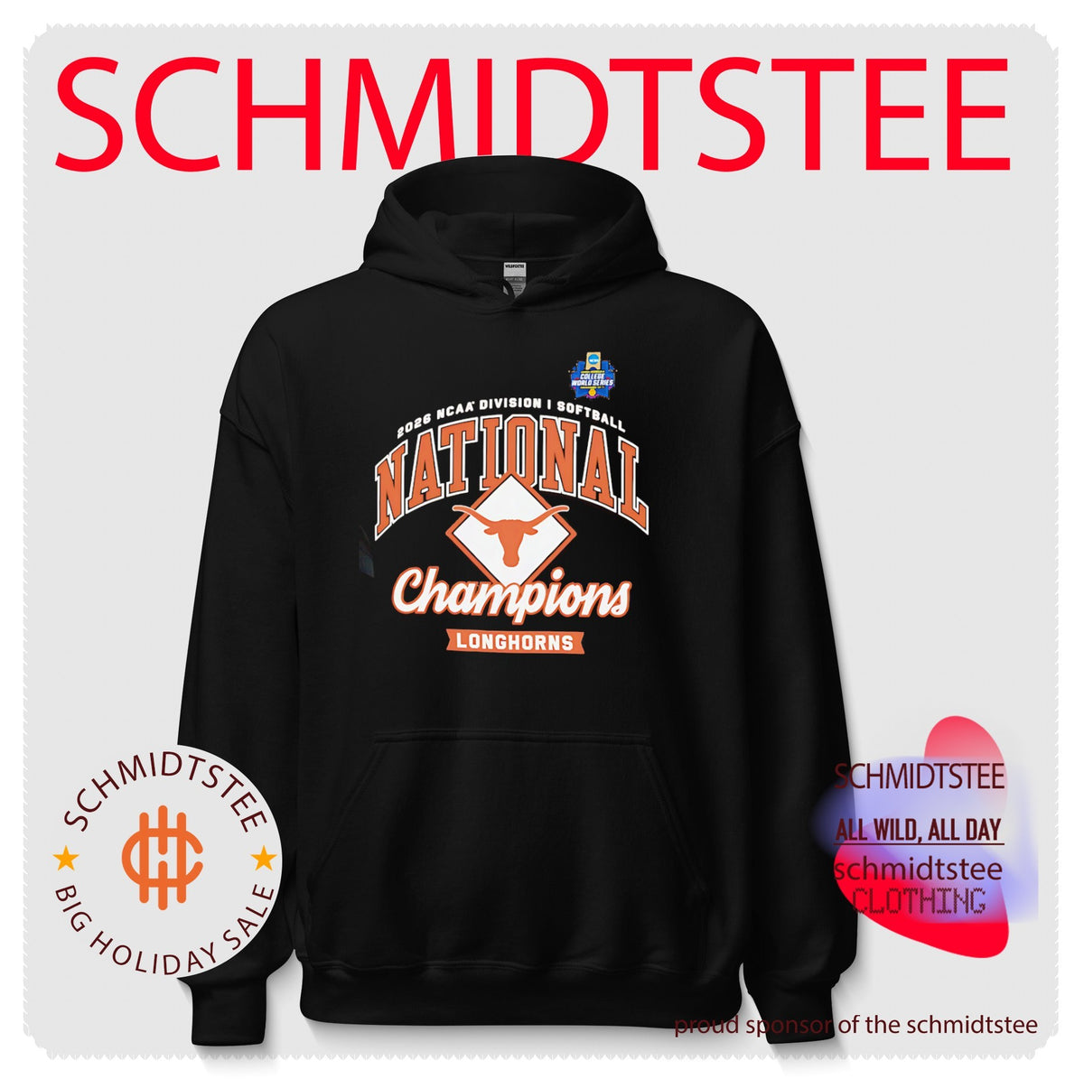 Texas Longhorns 2026 NCAA Softball Women’s College World Series National Champions Locker Room shirt