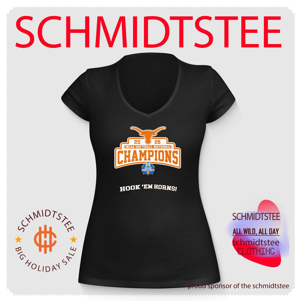 Texas Longhorns 2026 NCAA Women’s Softball National Champions Hook ‘Em Horns shirt