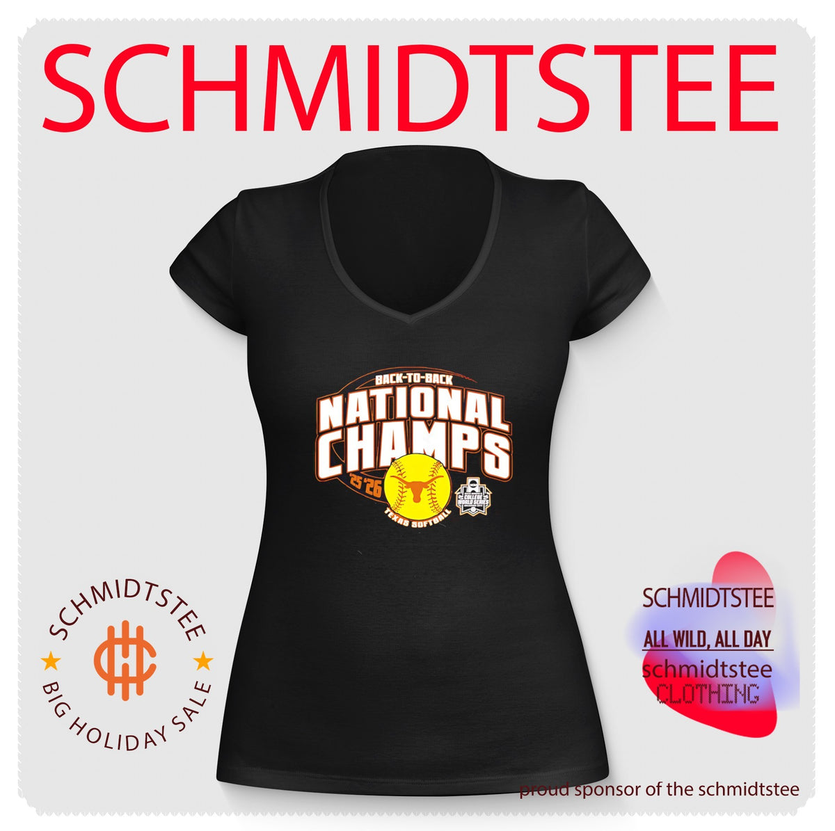 Texas Longhorns 2026 Softball National Champs Back To Back shirt