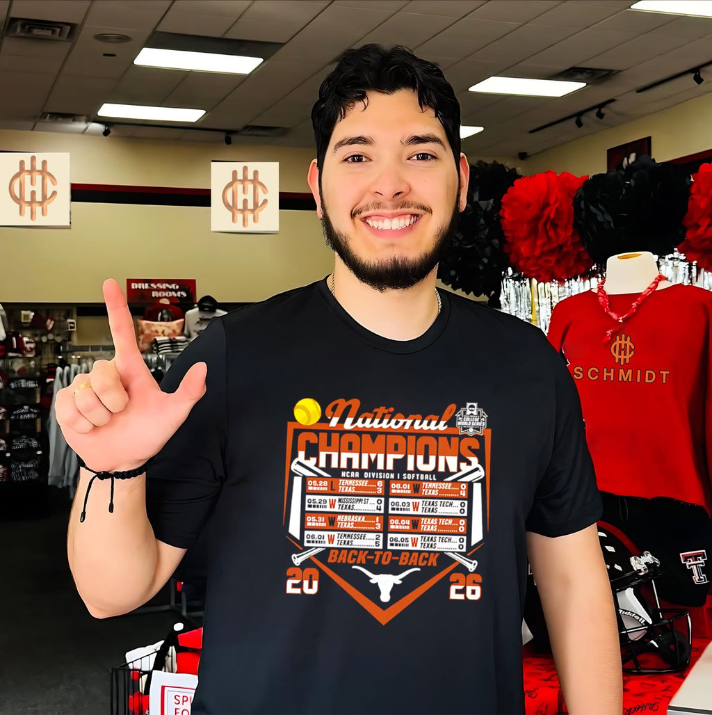 Texas Longhorns 2026 Women’s College World Series Champions Bracket shirt