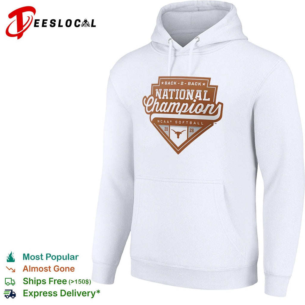 Texas Longhorns Back 2 Back National Champions NCAA Softball 2026 shirt