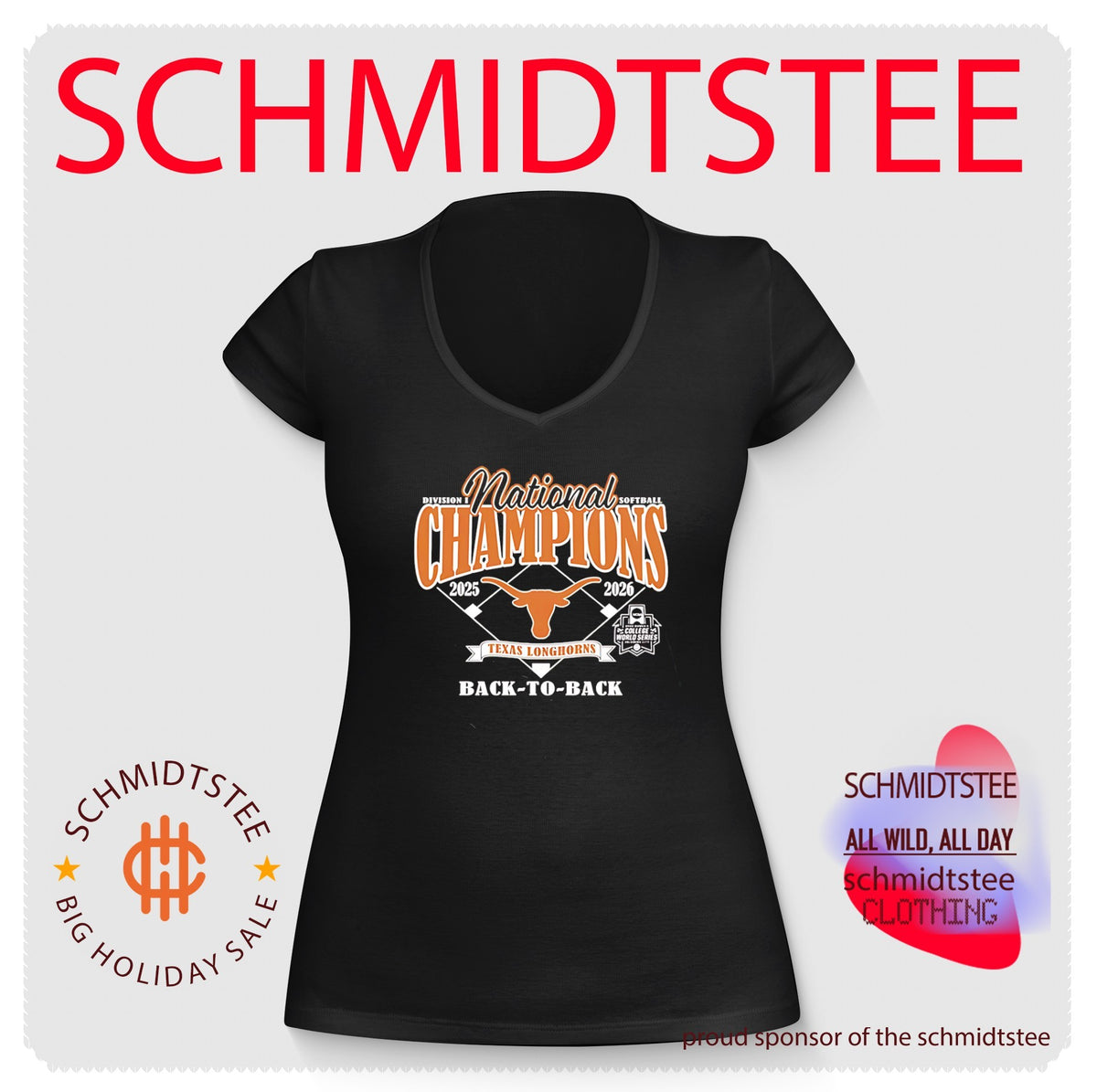 Texas Longhorns Back to back 2026 Women’s College World Series Champions shirt