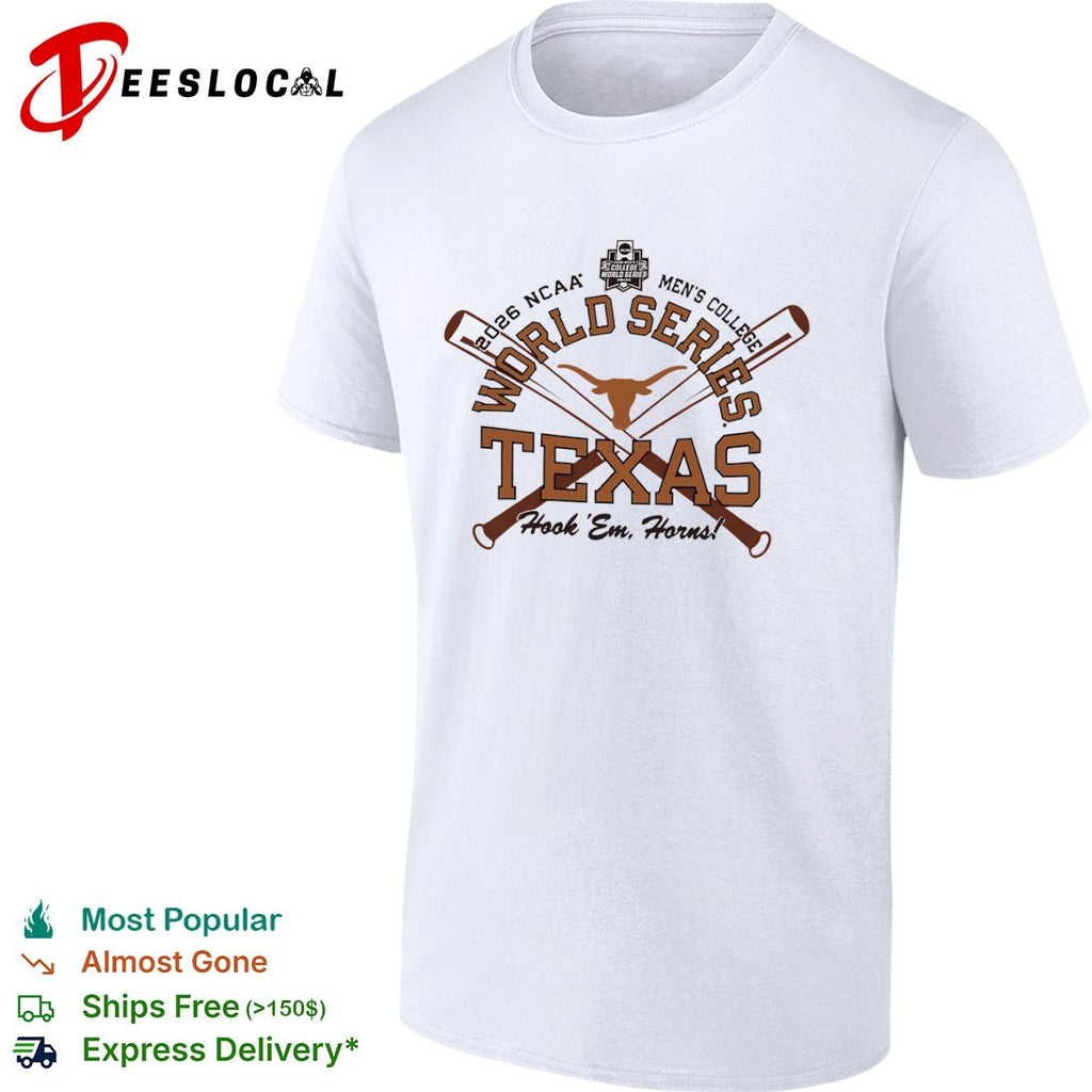 Texas Longhorns NCAA Men’s College World Series 2026 shirt