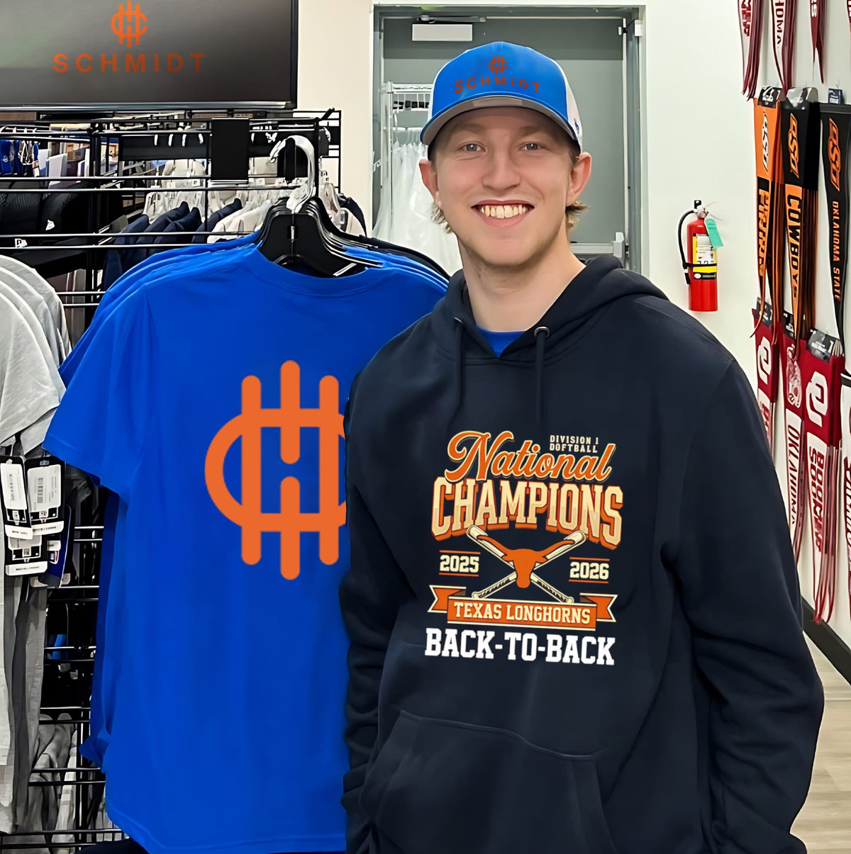 Texas Longhorns Softball 2025-2026 Back-to-Back Champions T-Shirt