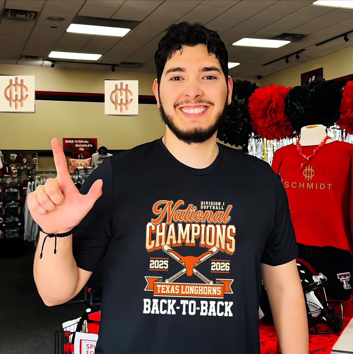 Texas Longhorns Softball National Champions 2026 back to back shirt