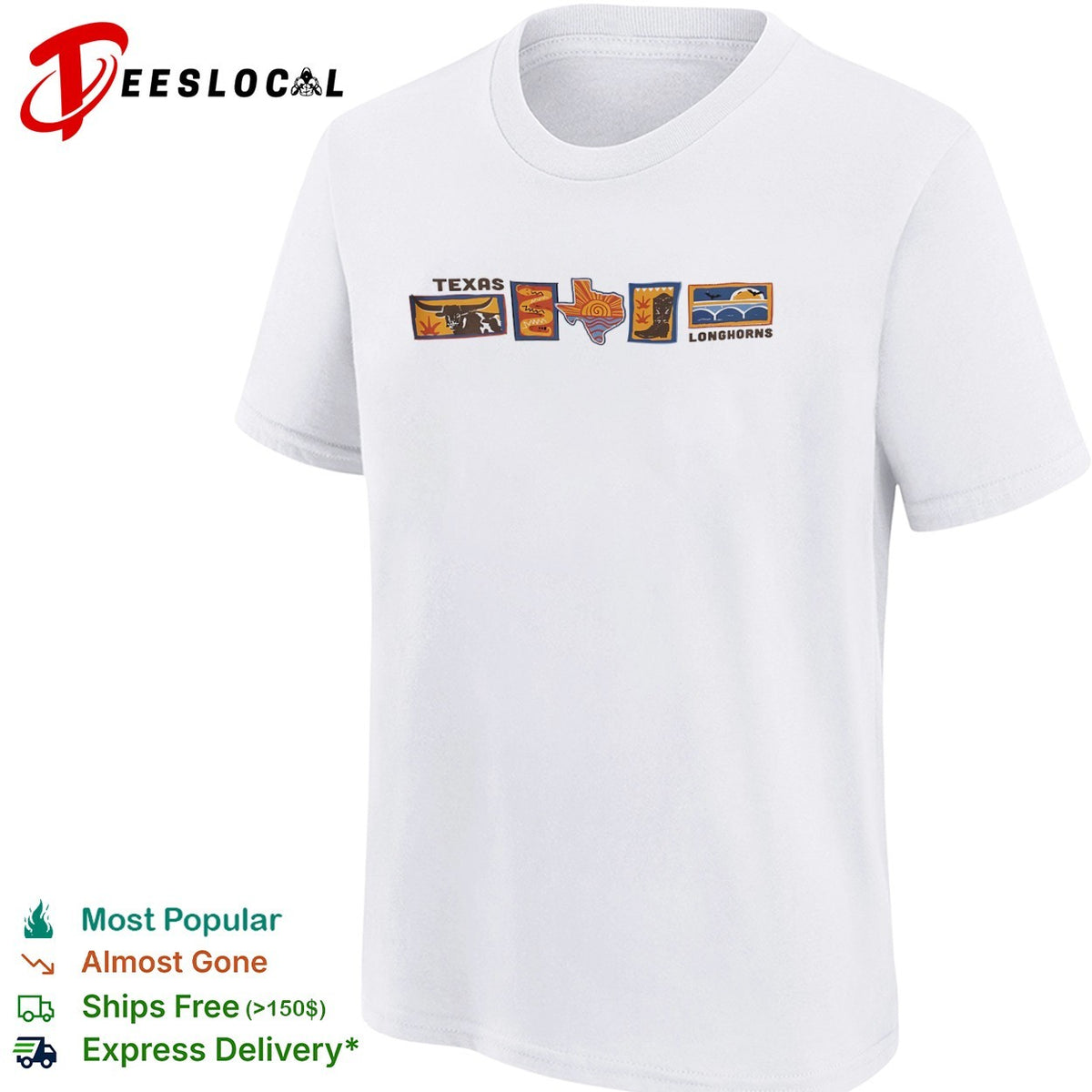 Texas Longhorns University of Texas Southwestern Sun Boot Bats Bridge shirt
