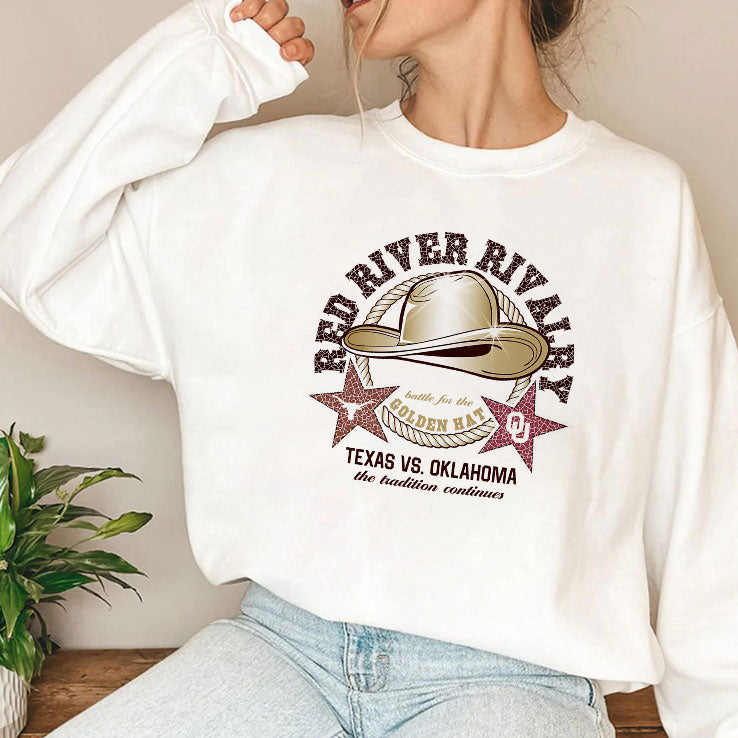 Texas Longhorns Vs Oklahoma Sooners Red River Rivalry T Shirt