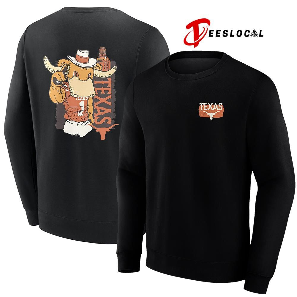 Texas Longhorns house mascot built graphic shirt