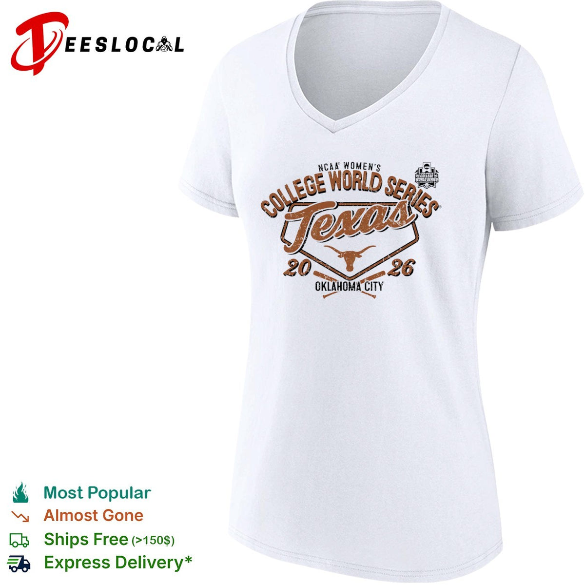 Texas NCAA Women’s College World Series 2026 Oklahoma City shirt