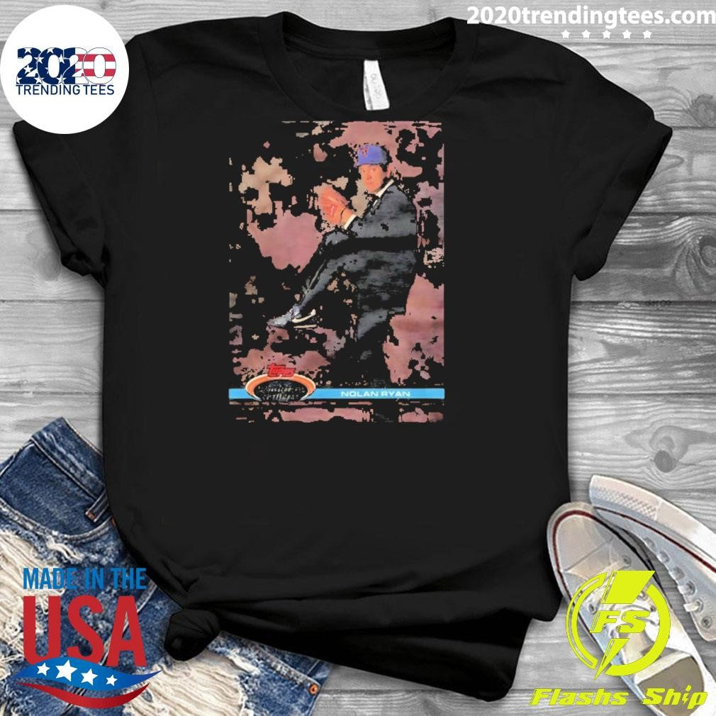 Texas Rangers Nolan Ryan Topps Baseball Shirt
