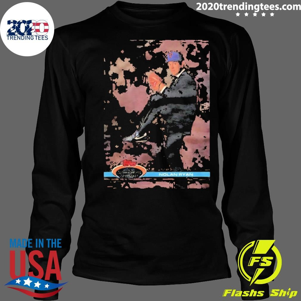 Texas Rangers Nolan Ryan Topps Baseball Shirt
