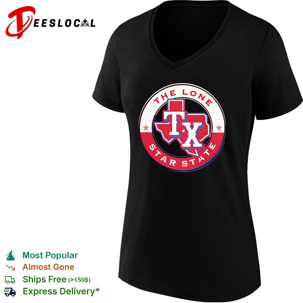 Texas Rangers The Lone Star State TX Logo MLB Baseball Team shirt