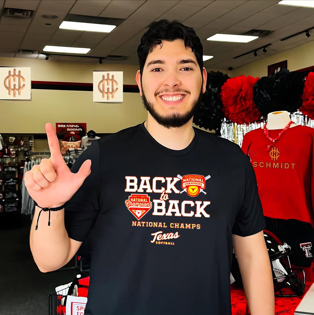 Texas Softball back-to-back National Champions 2026 shirt