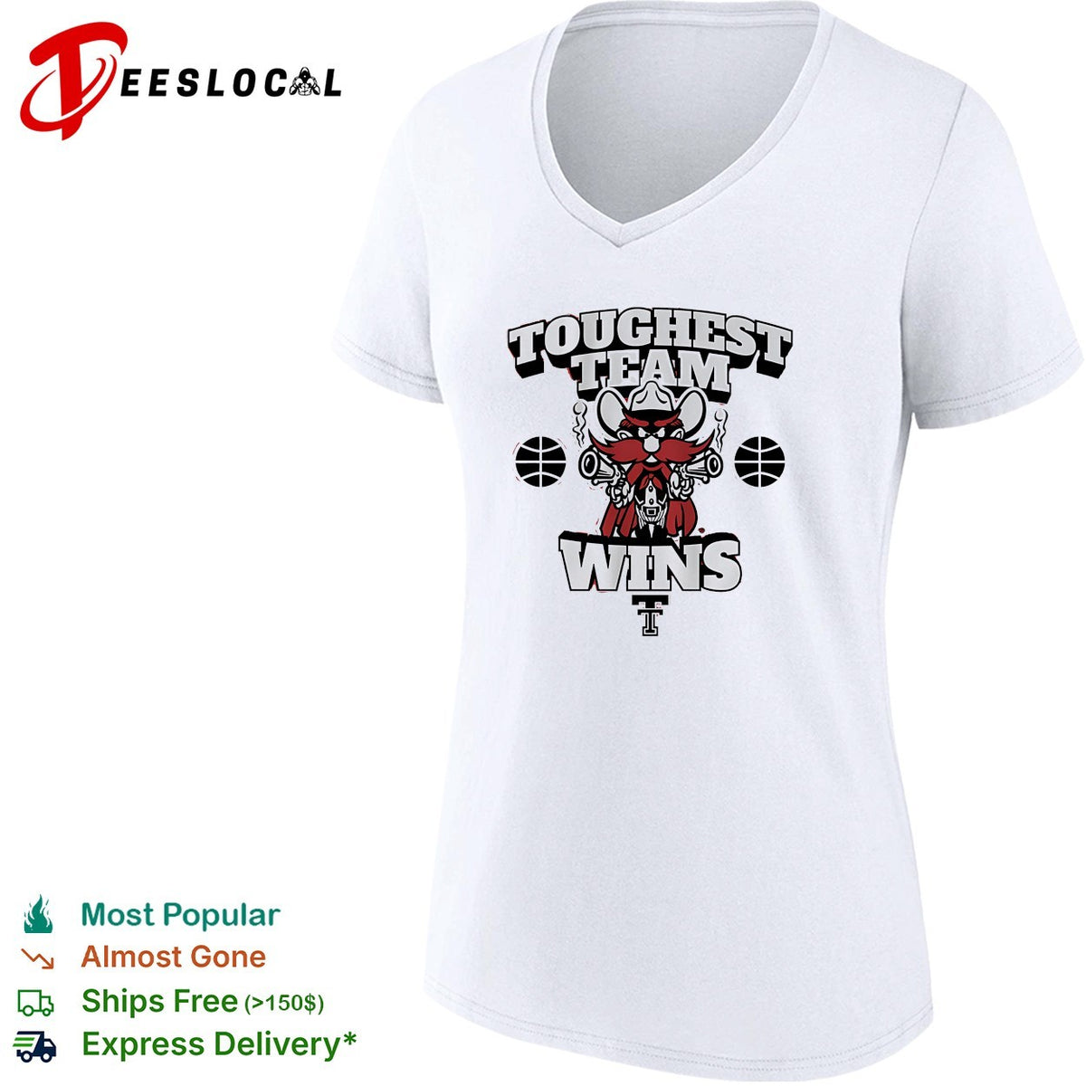 Texas Tech Red Raiders Toughest Team Wins The Masked Rider Basketball shirt