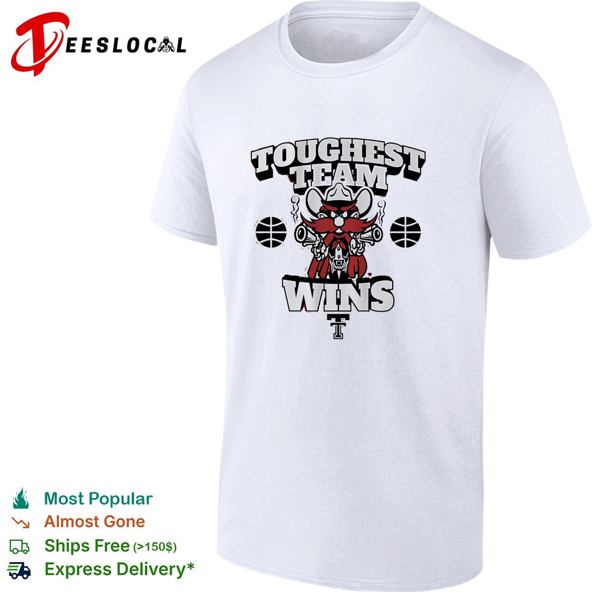 Texas Tech Red Raiders Toughest Team Wins The Masked Rider Basketball shirt