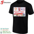 Texas Tech Red Raiders guns up hand drawn collage poster shirt