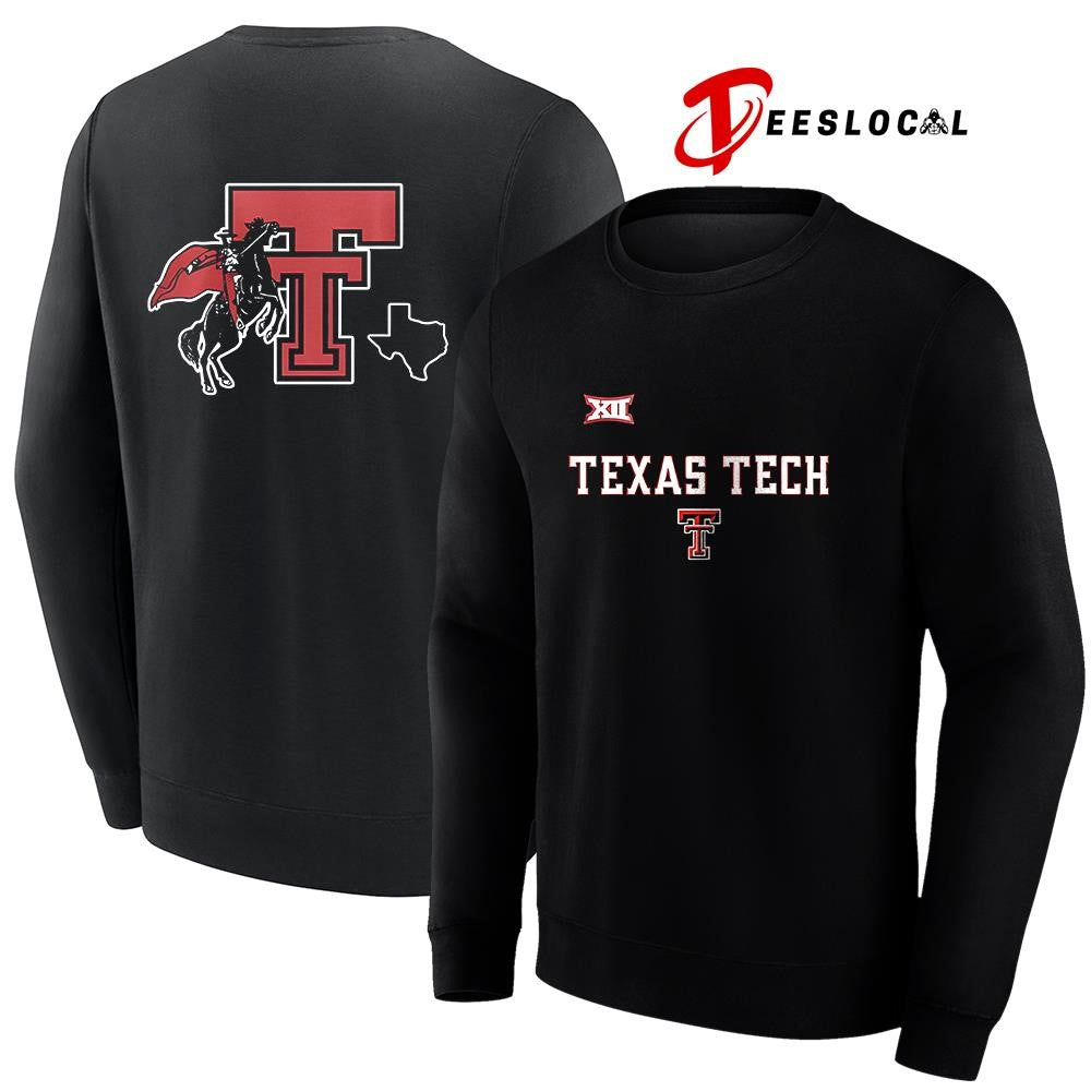 Texas Tech Red Raiders new look in 2026 statue logo shirt