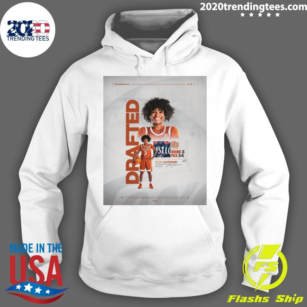 Texas women’s Basketball guard Rori Harmon taken by Washington Mystics in 2026 WNBA Draft Shirt