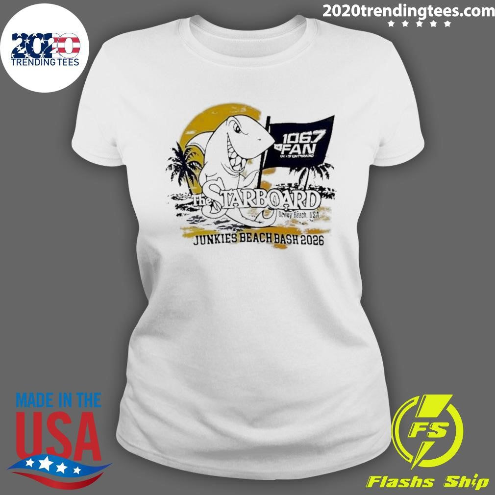The 106.7 Fan Dc . Sports Radio The Starboard Dewey,Usa Junkies Beach Bash 2026 Shirt