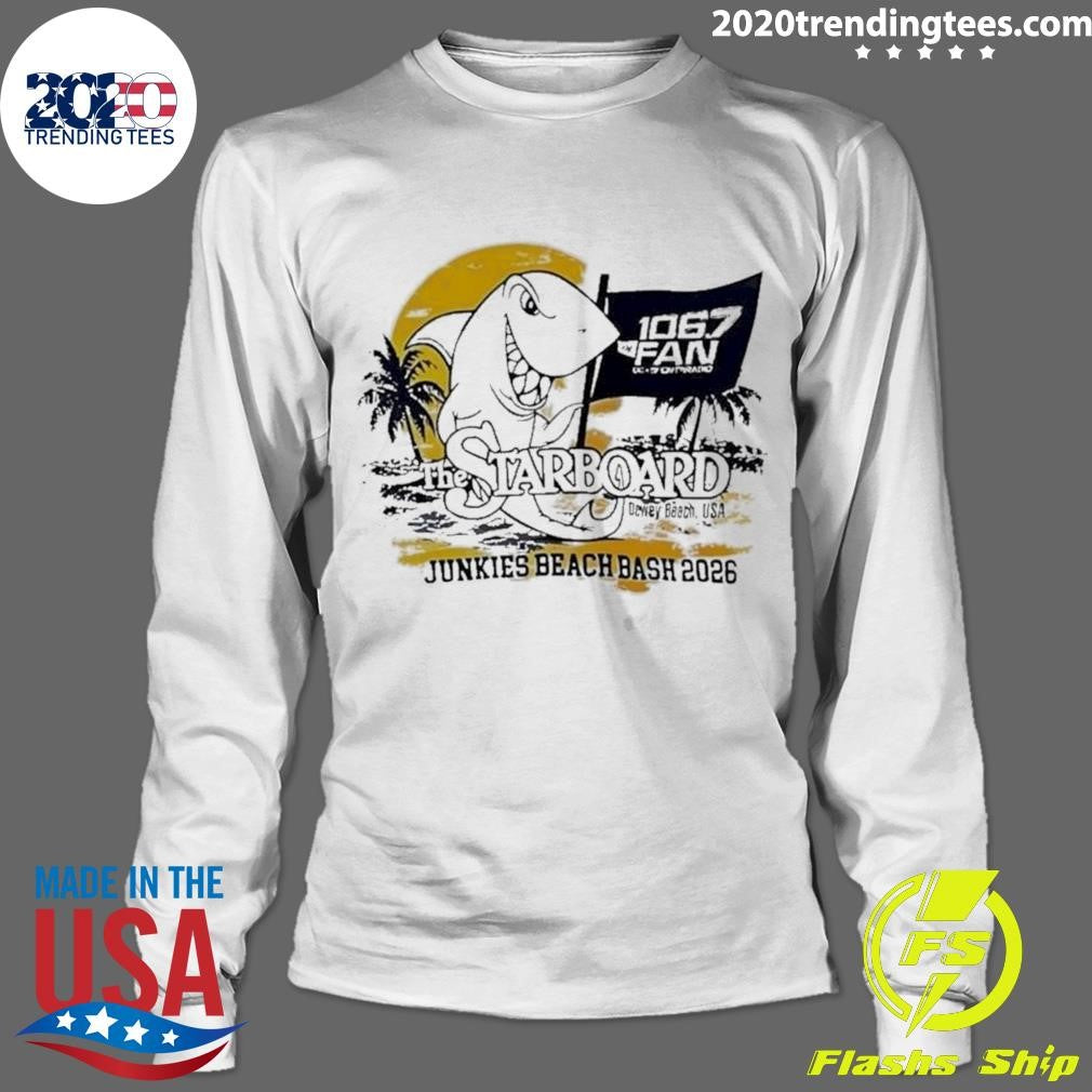 The 106.7 Fan Dc . Sports Radio The Starboard Dewey,Usa Junkies Beach Bash 2026 Shirt