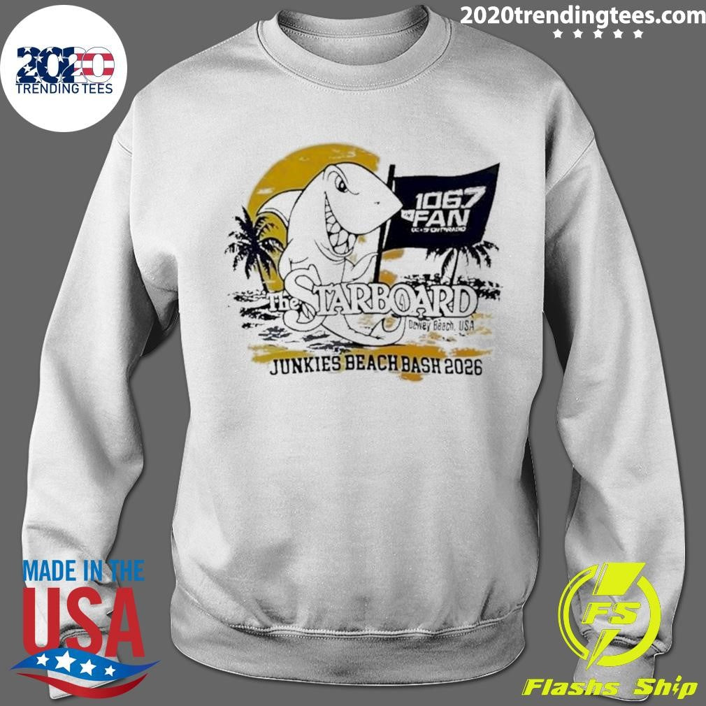 The 106.7 Fan Dc . Sports Radio The Starboard Dewey,Usa Junkies Beach Bash 2026 Shirt