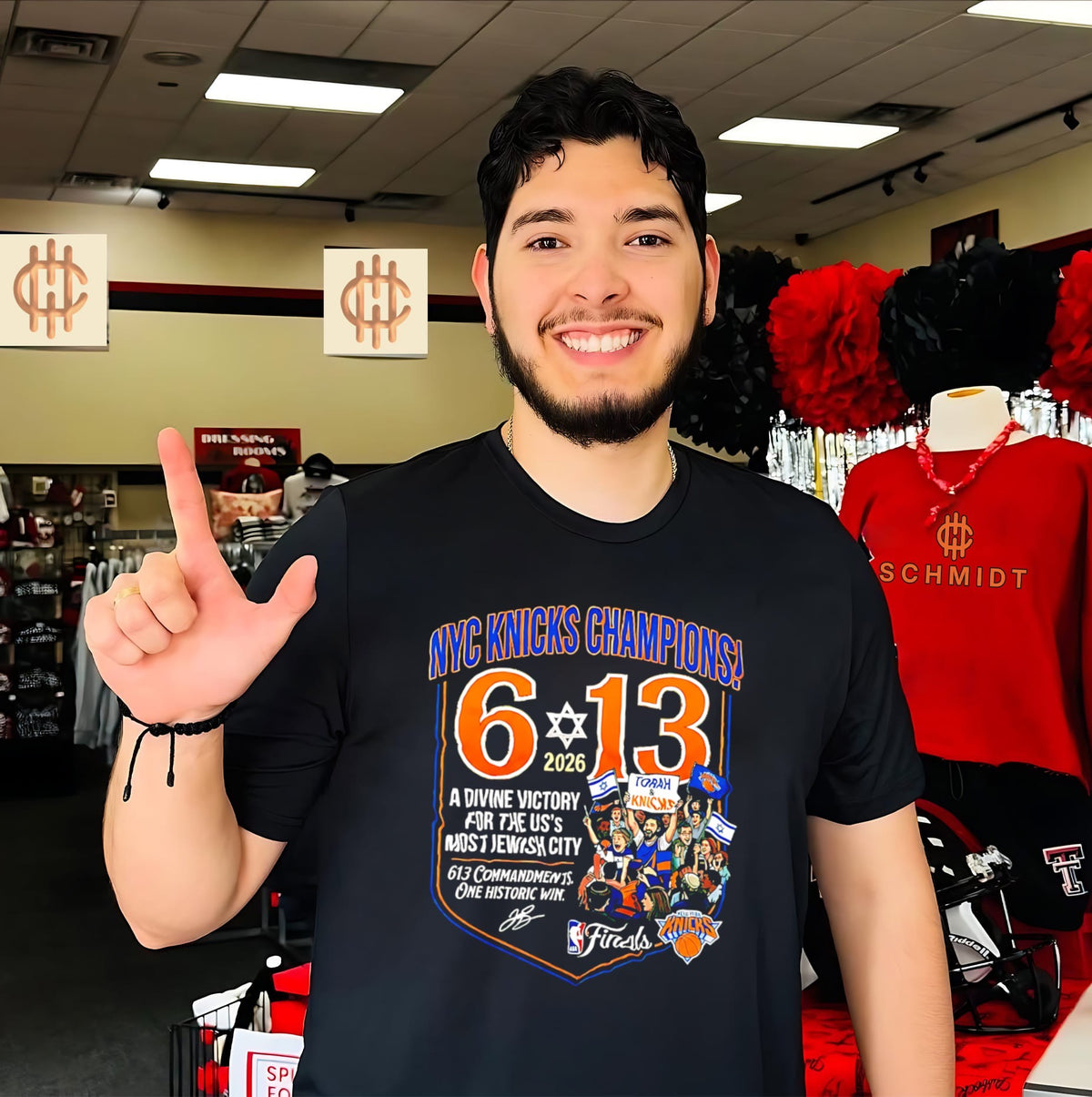 The 613 Miracle NY Knicks 2026 NBA Champions Jewish City Shirt