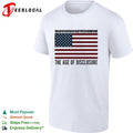 The Age of Disclosure American Flag shirt