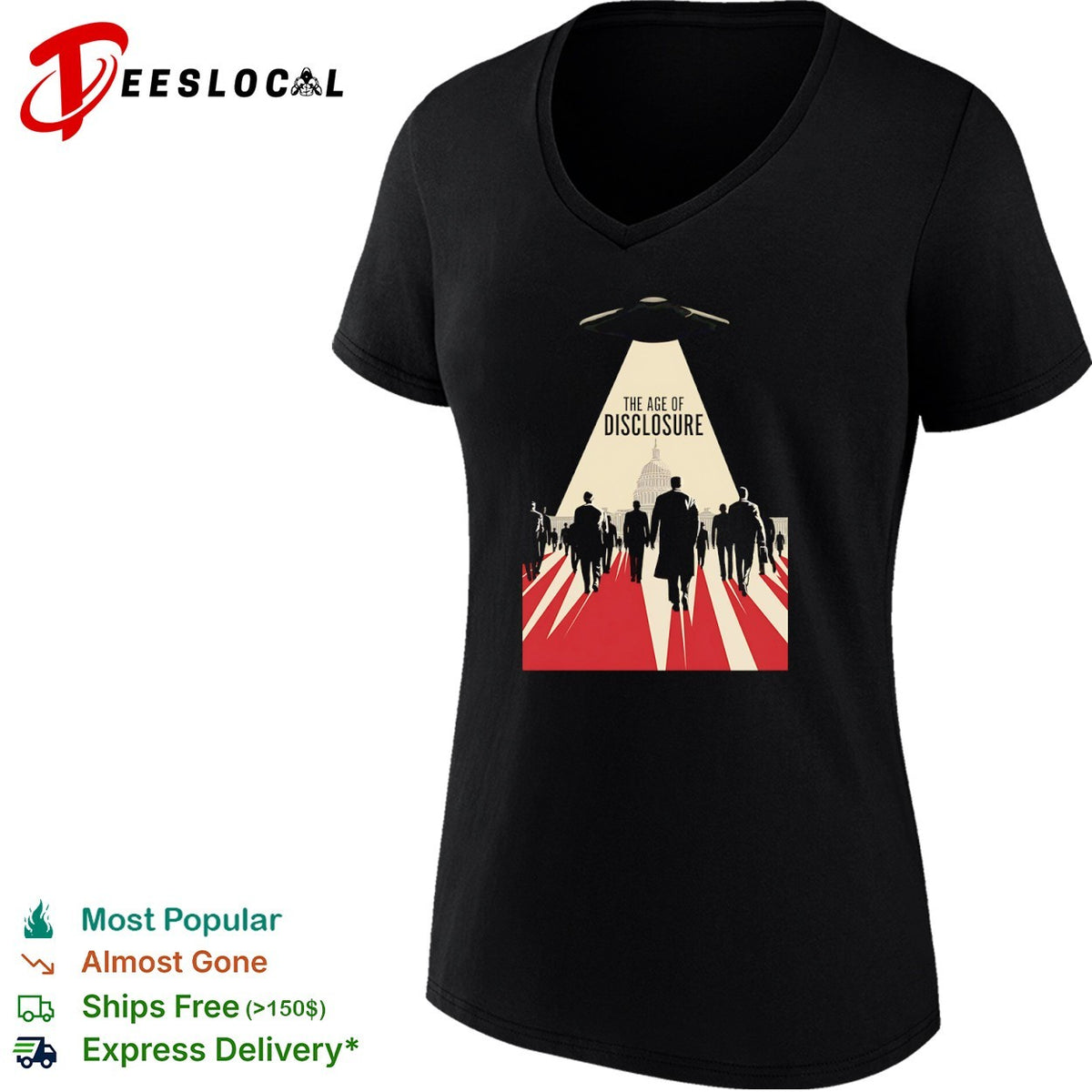 The Age of Disclosure UFO Alien shirt