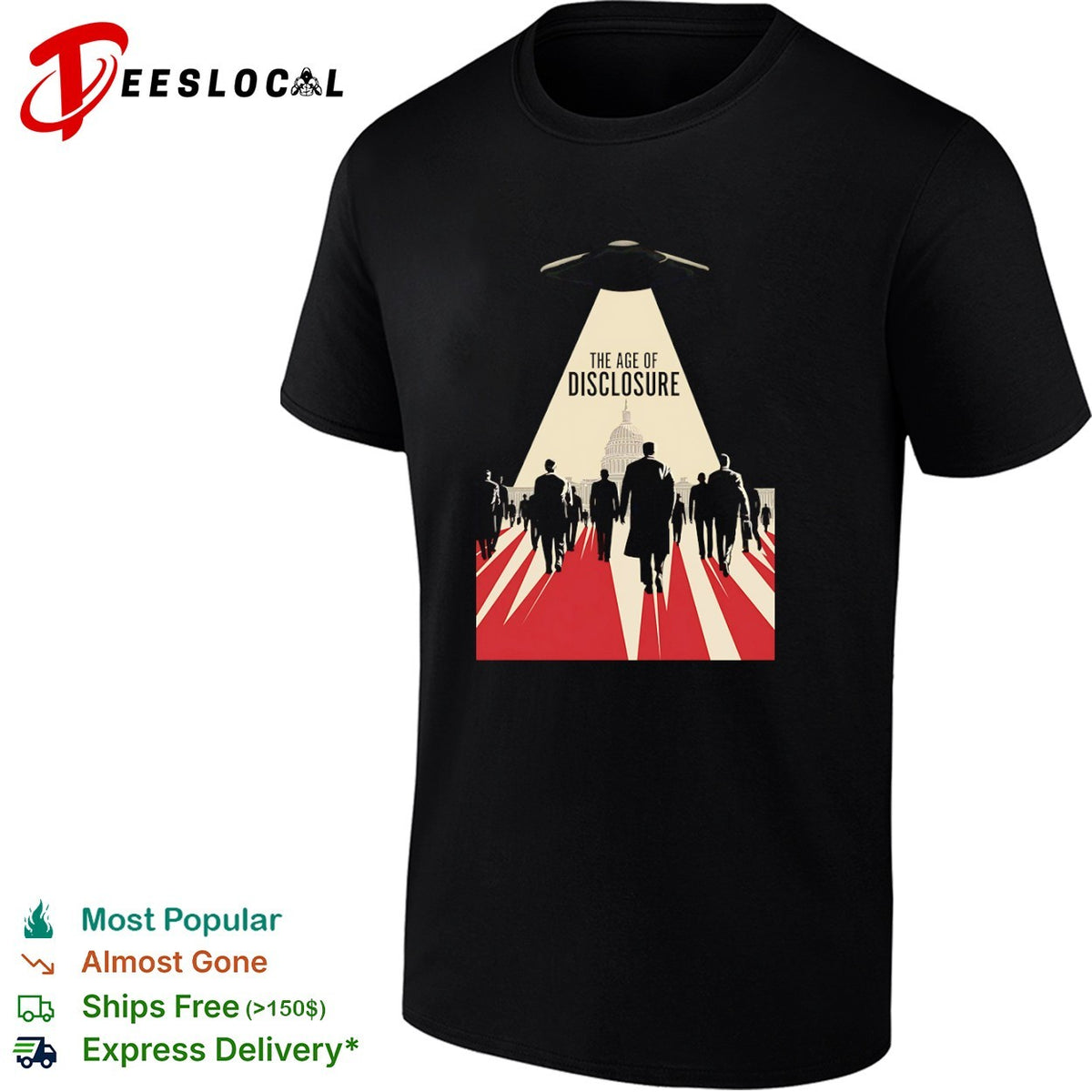 The Age of Disclosure UFO Alien shirt