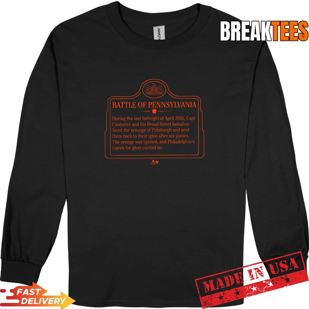The Battle of Pennsylvania – Philadelphia Hockey Shirt