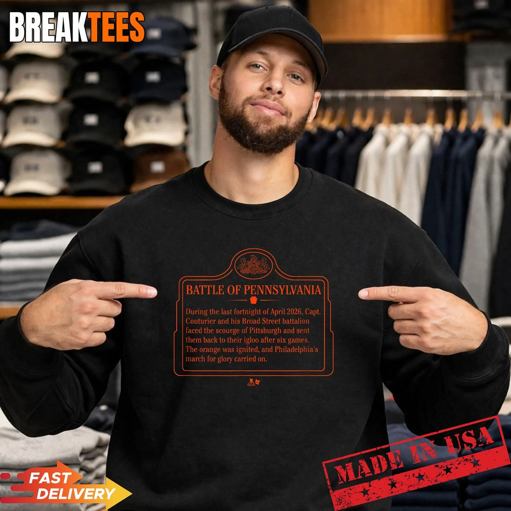 The Battle of Pennsylvania – Philadelphia Hockey Shirt