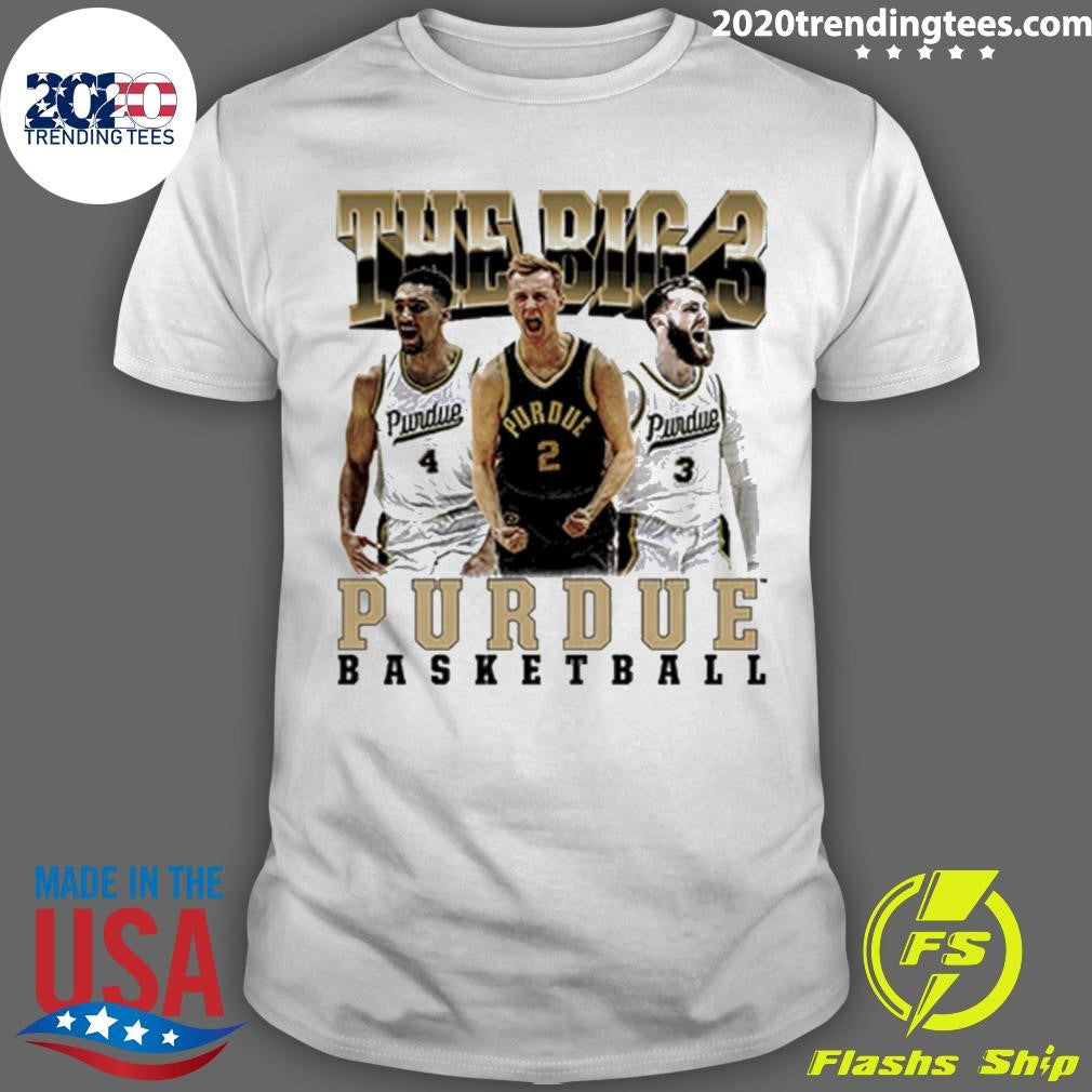 The Big 3 Purdue Men’s Basketball Team Collage Premium Shirt
