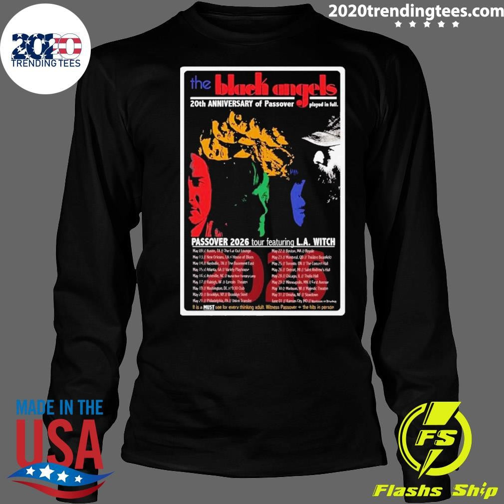 The Black Angels Passover Tour 26 Poster Shirt