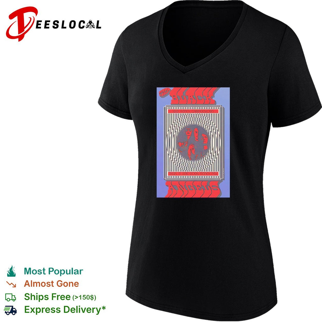 The Black Angels psychedelic concert poster art shirt