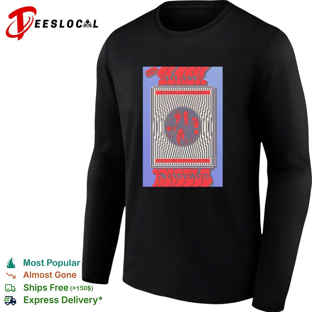 The Black Angels psychedelic concert poster art shirt