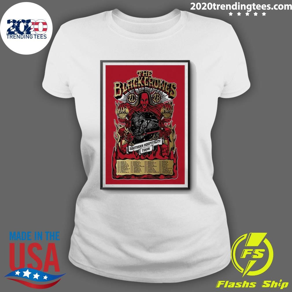 The Black Crowes Southern Hospitality Tour 2026 Shirt