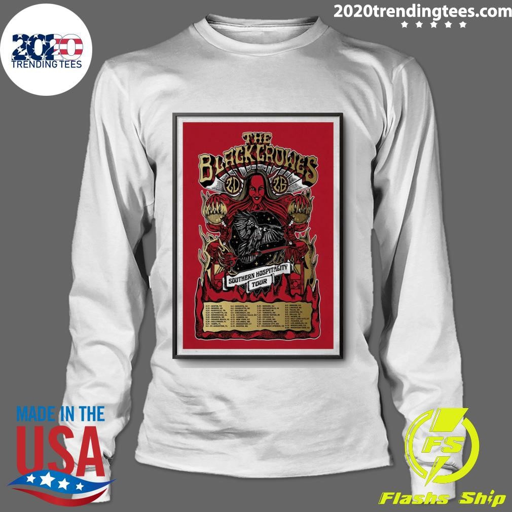 The Black Crowes Southern Hospitality Tour 2026 Shirt